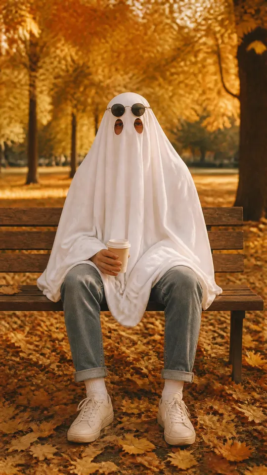 Ghost Photoshoot AI photo example